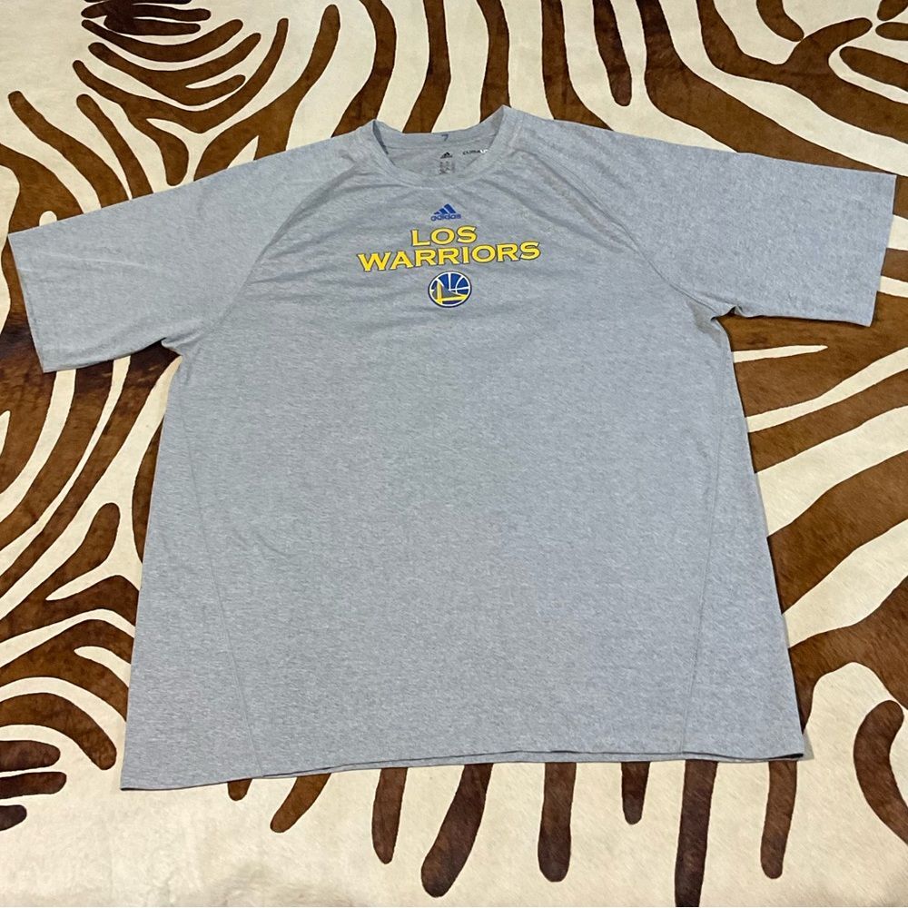Adidas Golden State Los Warriors Climalite Shirt En Espanol Mens XXL NWOT